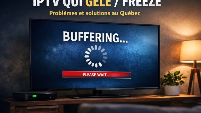 Pourquoi mon IPTV freeze ? Éliminez les coupures définitivement