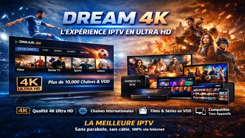 VOD IPTV : Le Guide Ultime 4K avec IPTV Bonus